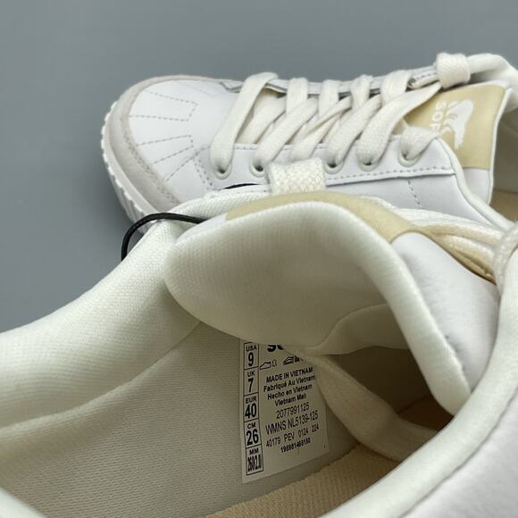 Sorel Women’s Ona Ave Low-top Sneakers Sea Salt Size 9 - Picture 5 of 10